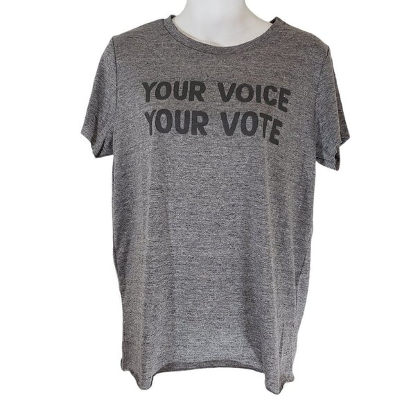 ☀ Grayson Threads Your Voice Your Vote Gray Tee - Picture 1 of 6